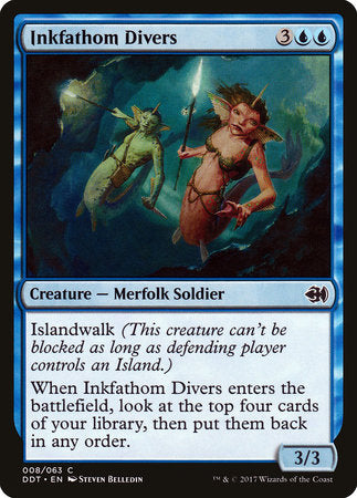 Inkfathom Divers [Duel Decks: Merfolk vs. Goblins] | Good Games North