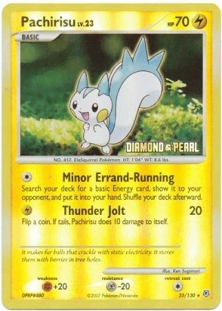 Pachirisu (35/130) [Burger King Promos: 2008 Collection] | Good Games North