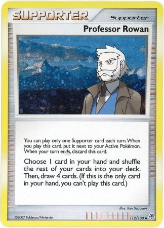 Professor Rowan (112/130) (Cosmos Holo) [Diamond & Pearl: Base Set] | Good Games North