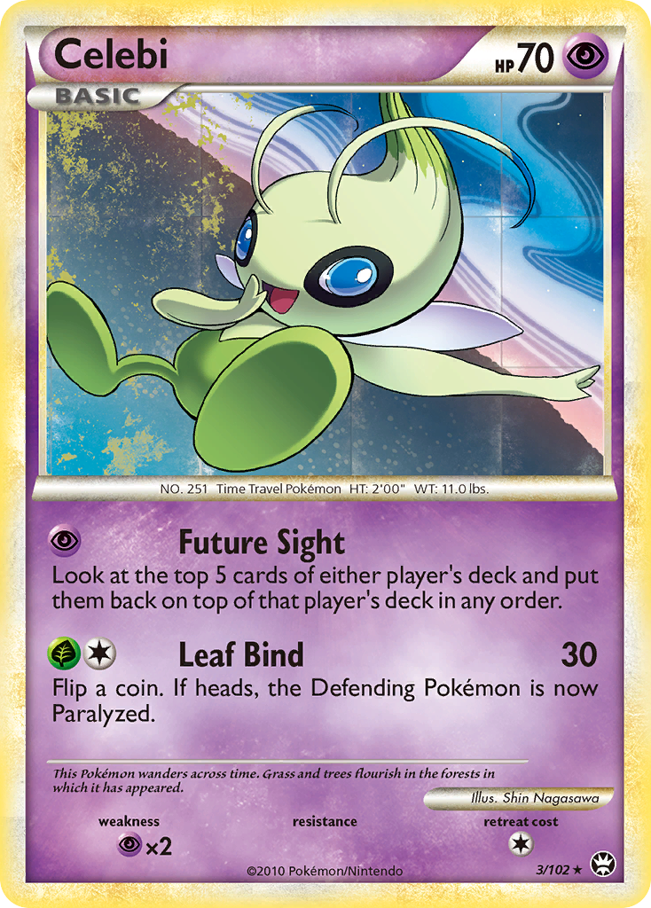 Celebi (3/102) [HeartGold & SoulSilver: Triumphant] | Good Games North