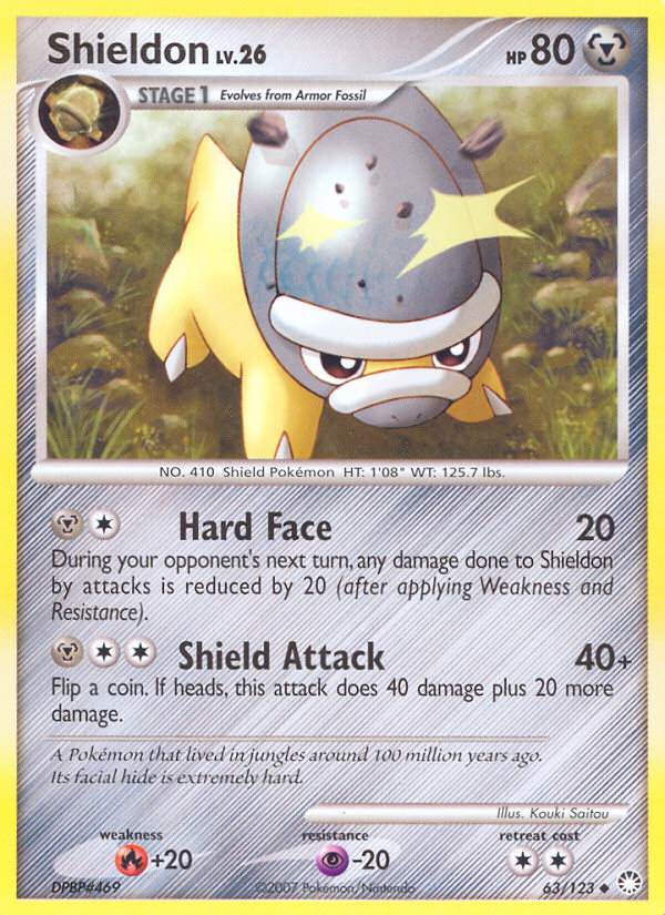Shieldon (63/123) [Diamond & Pearl: Mysterious Treasures] | Good Games North