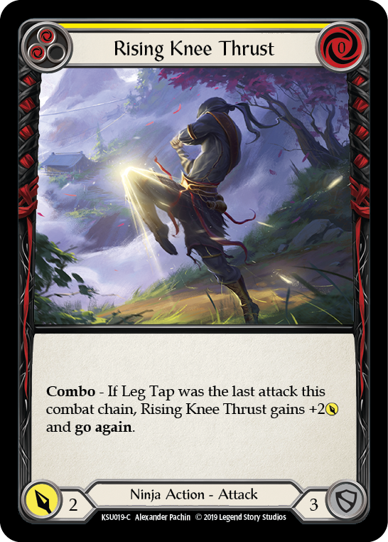 Rising Knee Thrust (Yellow) [KSU019-C] 1st Edition Normal | Good Games North