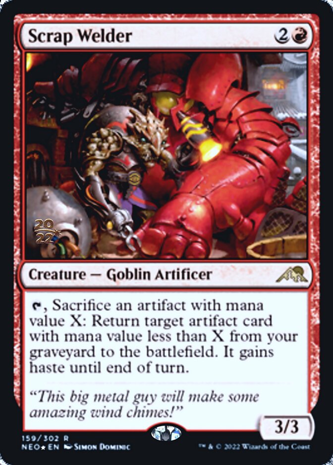 Scrap Welder [Kamigawa: Neon Dynasty Prerelease Promos] | Good Games North