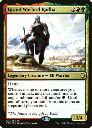 Grand Warlord Radha [Dominaria Promos] | Good Games North