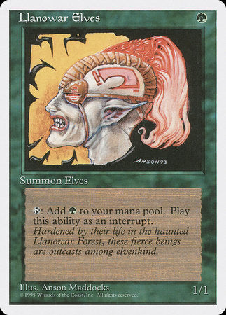 Llanowar Elves [Fourth Edition] | Good Games North