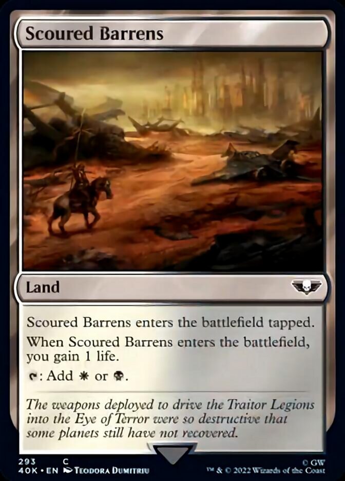 Scoured Barrens [Universes Beyond: Warhammer 40,000] | Good Games North