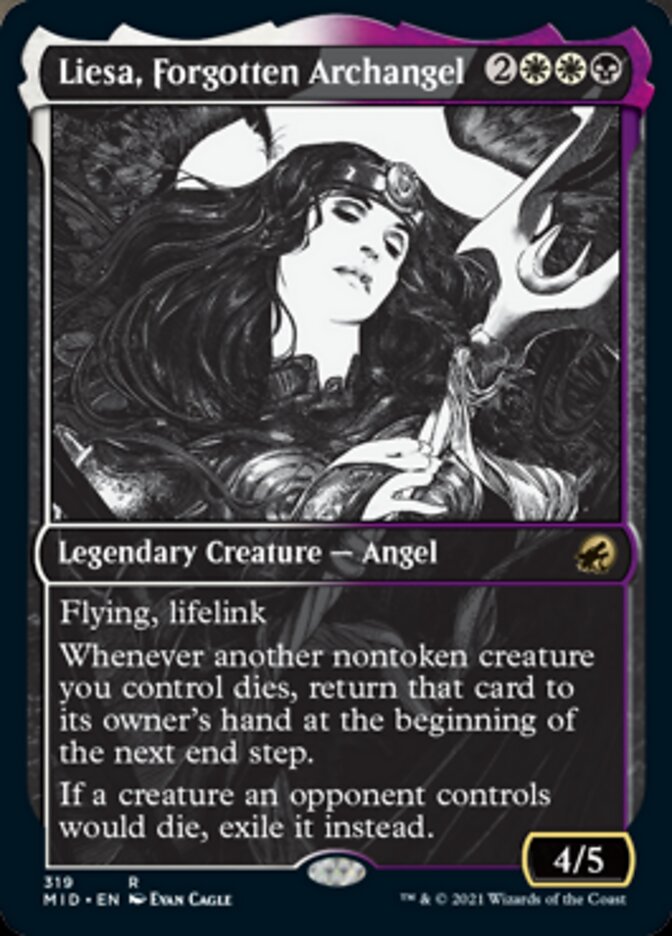 Liesa, Forgotten Archangel (Showcase Eternal Night) [Innistrad: Midnight Hunt] | Good Games North