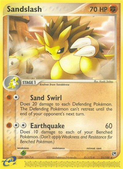 Sandslash (21/100) [EX: Sandstorm] | Good Games North