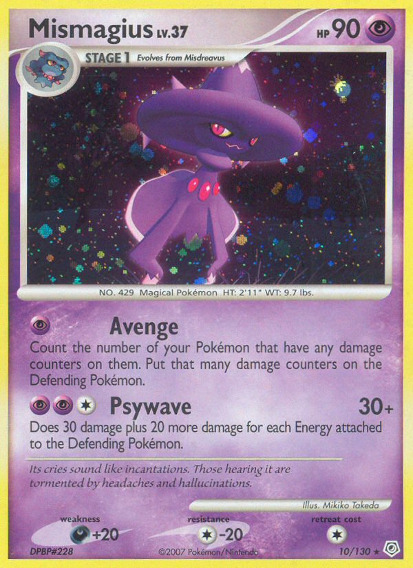 Mismagius (10/130) [Diamond & Pearl: Base Set] | Good Games North