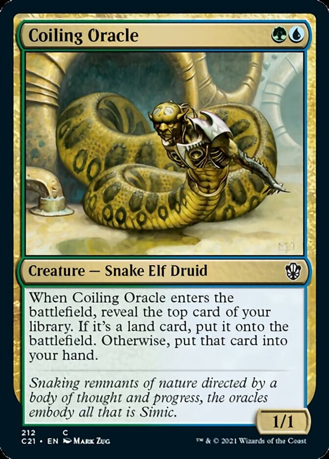 Coiling Oracle [Commander 2021] | Good Games North