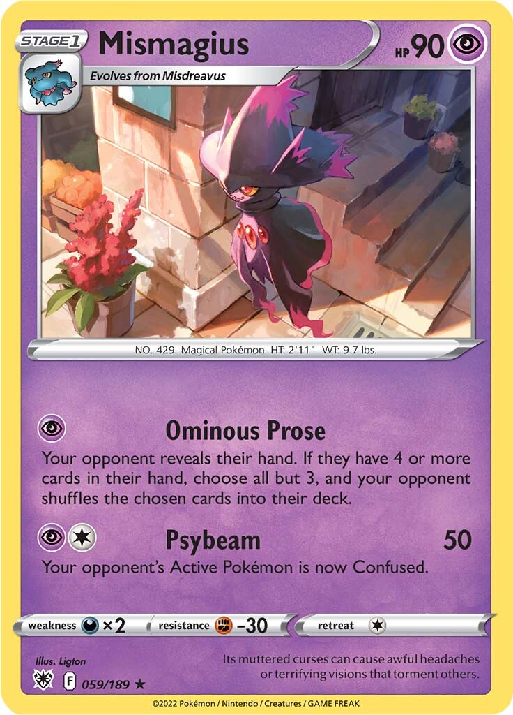 Mismagius (059/189) [Sword & Shield: Astral Radiance] | Good Games North