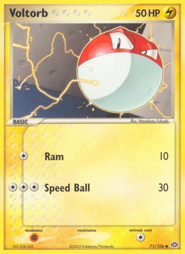 Voltorb (71/106) [EX: Emerald] | Good Games North
