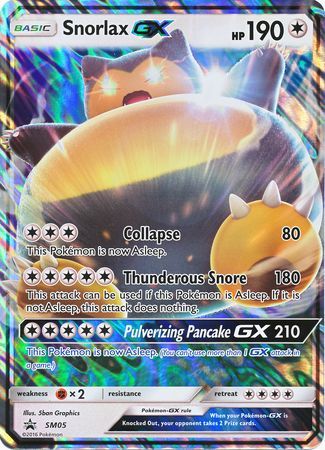 Snorlax GX (SM05) (Jumbo Card) [Sun & Moon: Black Star Promos] | Good Games North