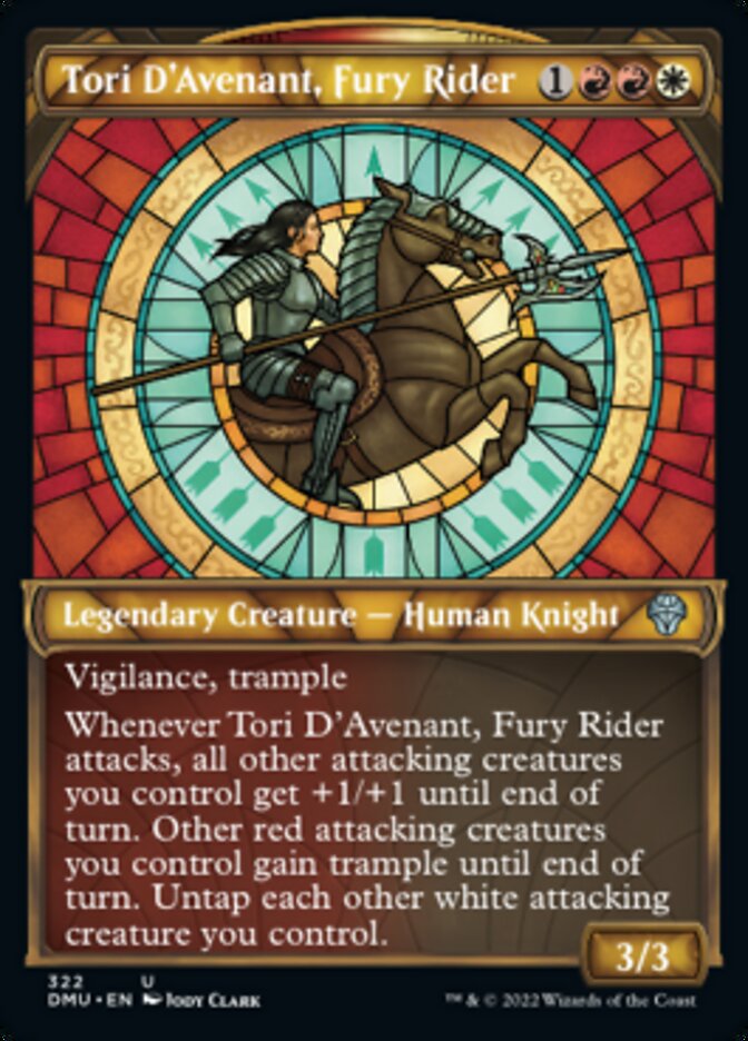 Tori D'Avenant, Fury Rider (Showcase) [Dominaria United] | Good Games North