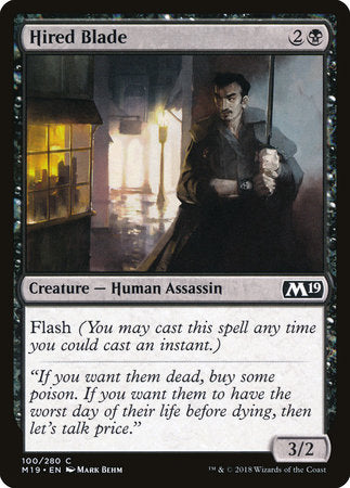 Hired Blade [Core Set 2019] | Good Games North