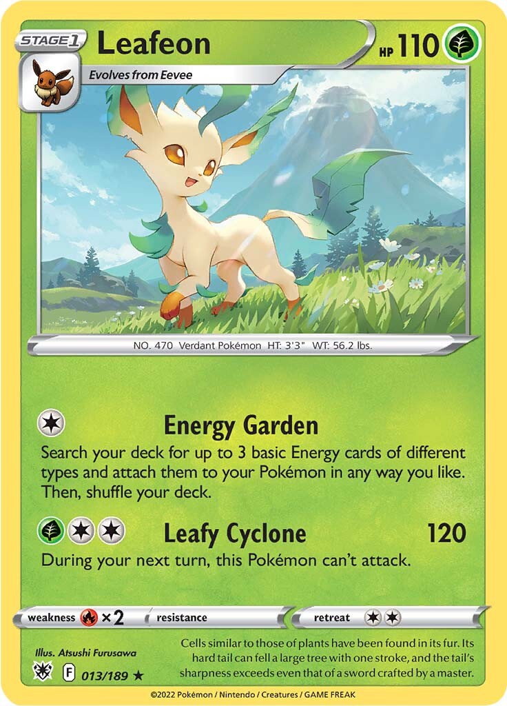 Leafeon (013/189) [Sword & Shield: Astral Radiance] | Good Games North