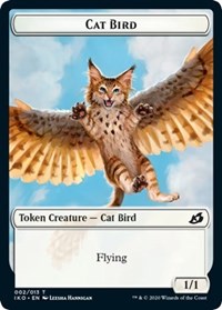 Cat Bird // Human Soldier (004) Double-sided Token [Ikoria: Lair of Behemoths Tokens] | Good Games North