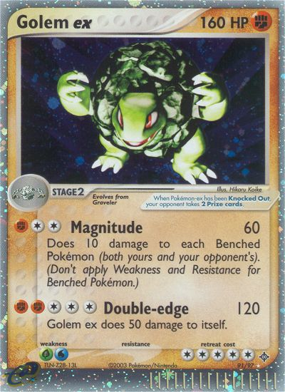 Golem ex (91/97) [EX: Dragon] | Good Games North