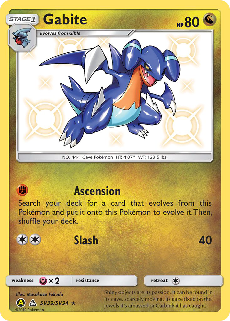 Gabite (SV39/SV94) [Sun & Moon: Hidden Fates - Shiny Vault] | Good Games North