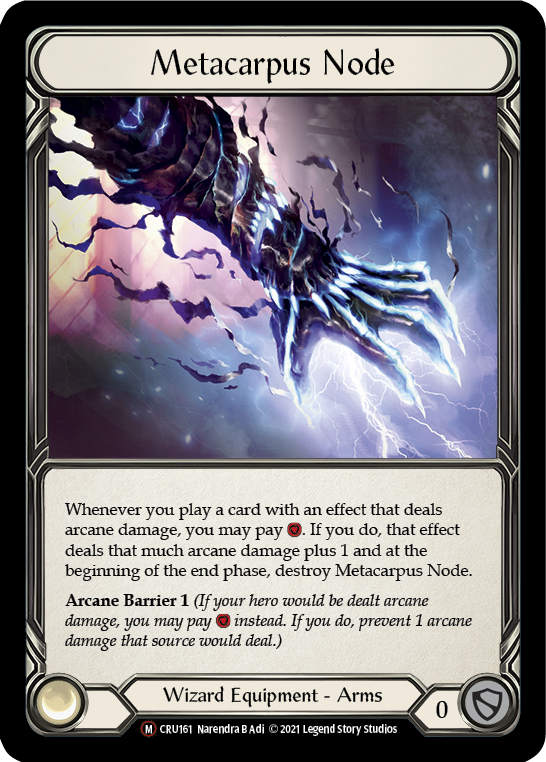 Metacarpus Node [U-CRU161-RF] Unlimited Rainbow Foil | Good Games North