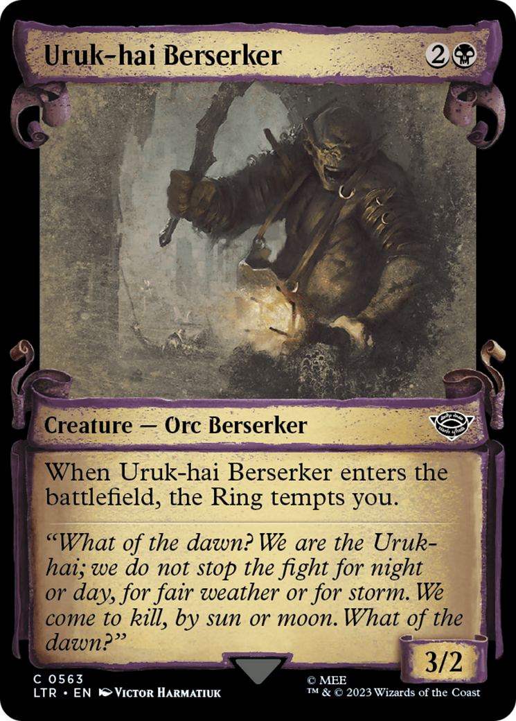 Uruk-hai Berserker [The Lord of the Rings: Tales of Middle-Earth Showcase Scrolls] | Good Games North