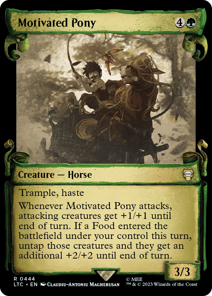 Motivated Pony [The Lord of the Rings: Tales of Middle-Earth Commander Showcase Scrolls] | Good Games North