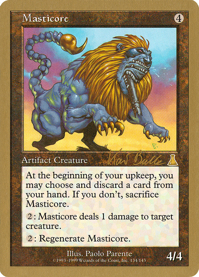 Masticore (Kai Budde) [World Championship Decks 1999] | Good Games North