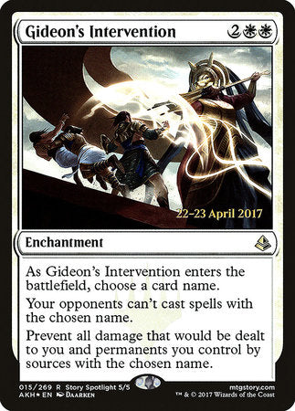 Gideon's Intervention [Amonkhet Promos] | Good Games North