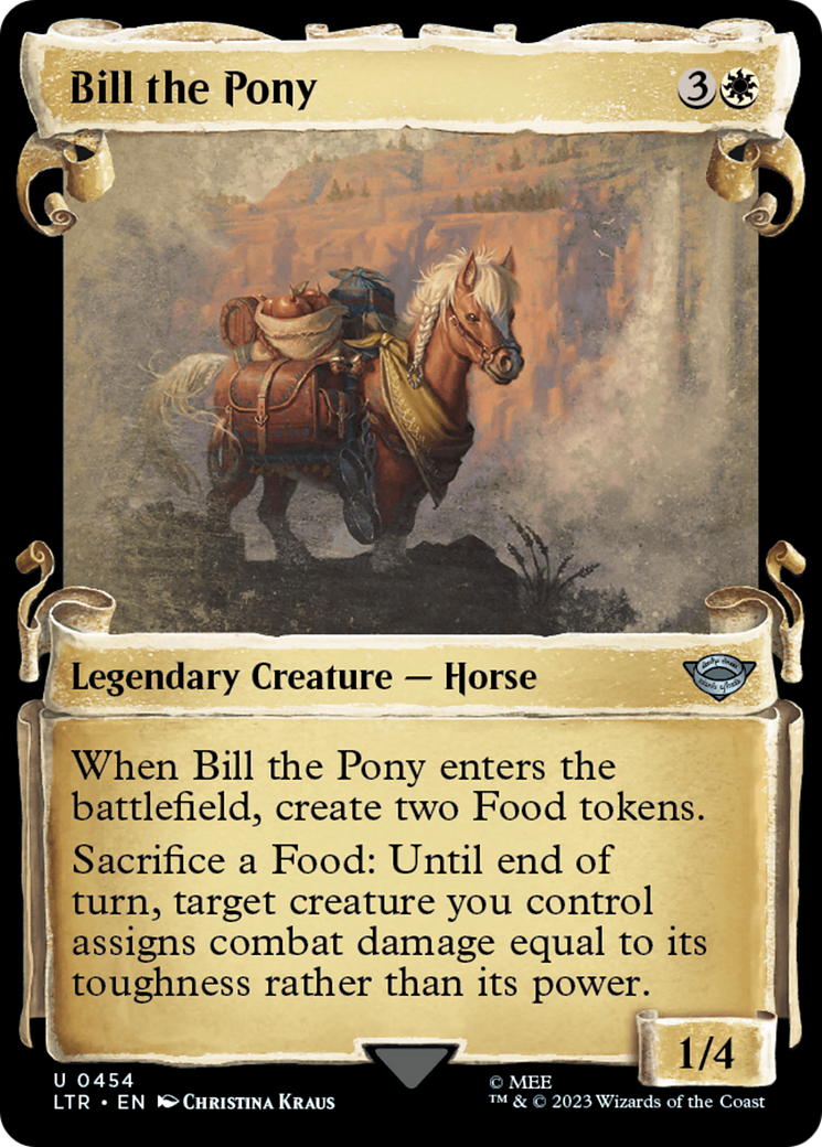 Bill the Pony [The Lord of the Rings: Tales of Middle-Earth Showcase Scrolls] | Good Games North