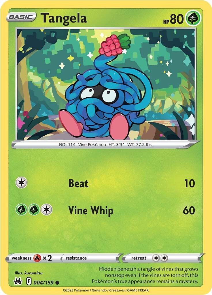 Tangela (004/159) [Sword & Shield: Crown Zenith] | Good Games North