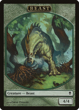 Beast Token [Zendikar Tokens] | Good Games North