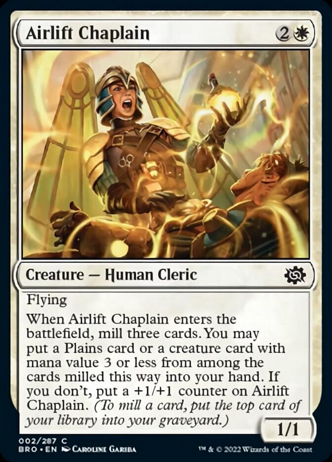 Airlift Chaplain [The Brothers' War] | Good Games North