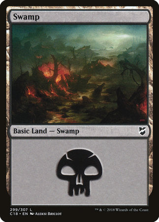Swamp (299) [Commander 2018] | Good Games North