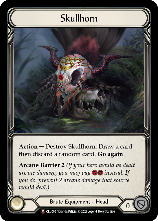 Skullhorn [U-CRU006-RF] Unlimited Rainbow Foil | Good Games North