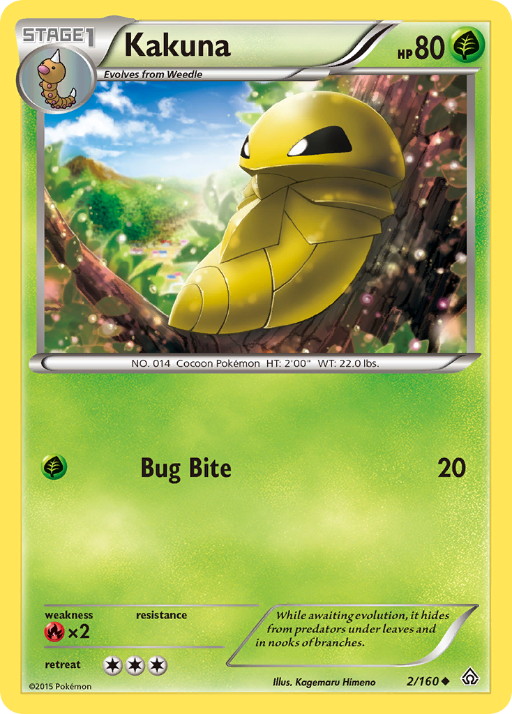 Kakuna (2/160) [XY: Primal Clash] | Good Games North