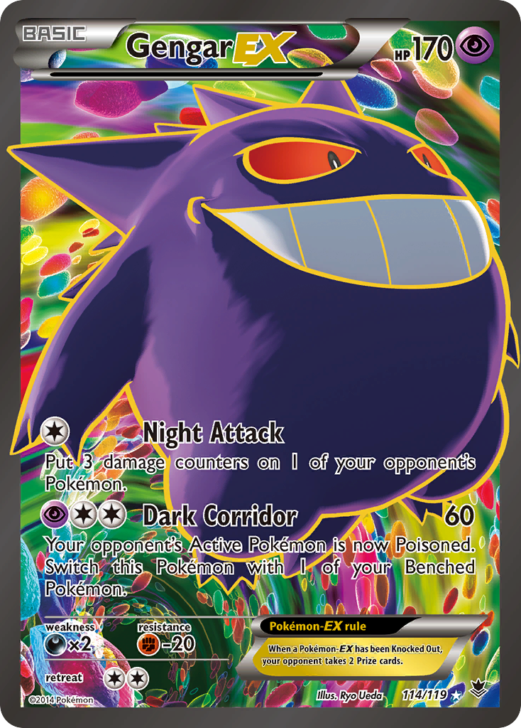 Gengar EX (114/119) [XY: Phantom Forces] | Good Games North