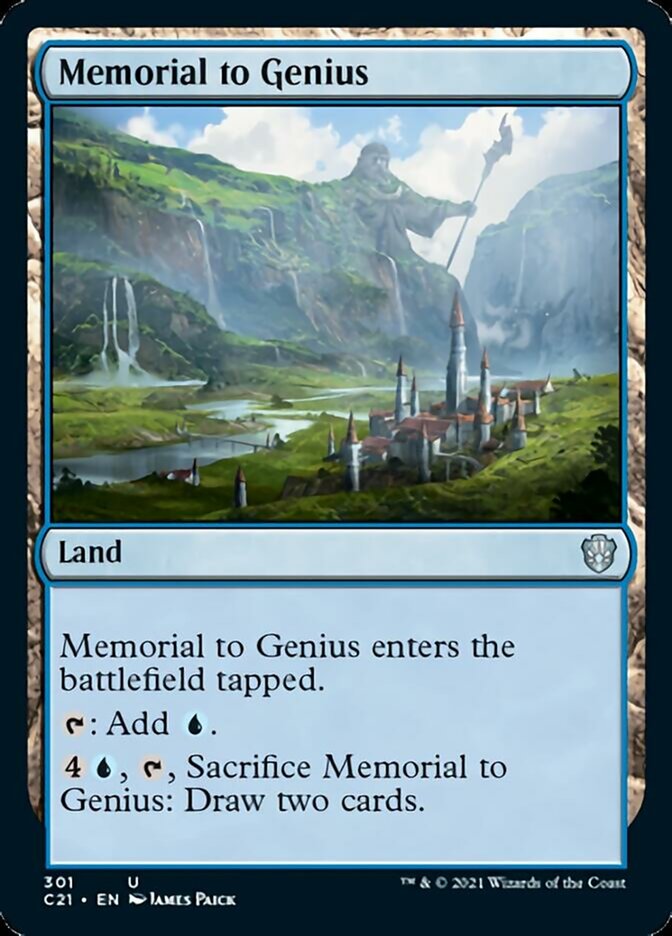 Memorial to Genius [Commander 2021] | Good Games North