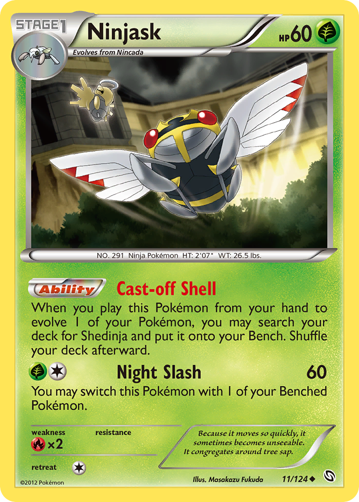 Ninjask (11/124) [Black & White: Dragons Exalted] | Good Games North