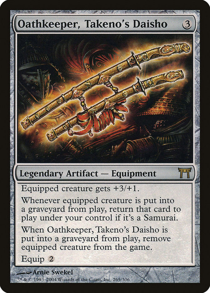 Oathkeeper, Takeno's Daisho [Champions of Kamigawa] | Good Games North