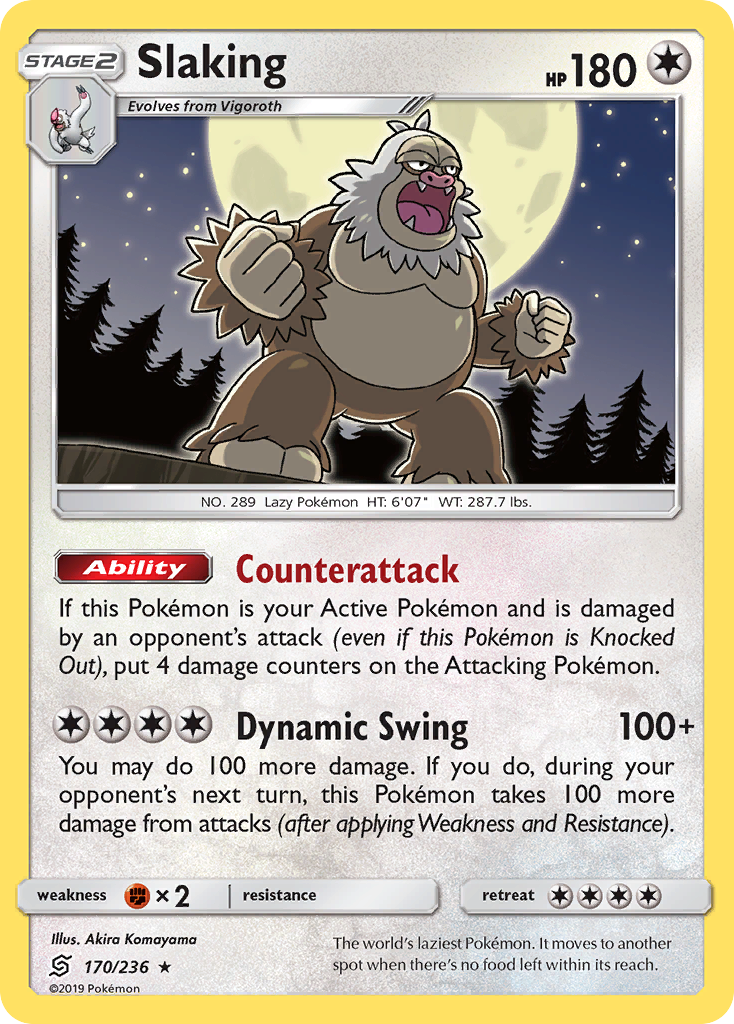 Slaking (170/236) [Sun & Moon: Unified Minds] | Good Games North