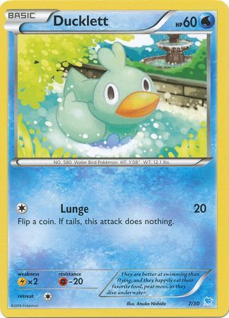 Ducklett (7/30) [XY: Trainer Kit 3 - Suicune] | Good Games North