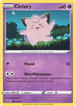 Clefairy (063/185) [Sword & Shield: Vivid Voltage] | Good Games North