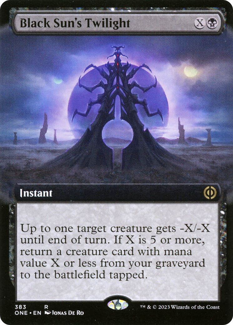Black Sun's Twilight (Extended Art) [Phyrexia: All Will Be One] | Good Games North