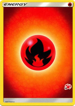 Fire Energy (Charizard Stamp #24) [Battle Academy 2020] | Good Games North