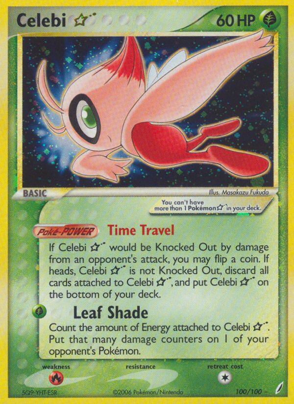 Celebi Star (100/100) [EX: Crystal Guardians] | Good Games North