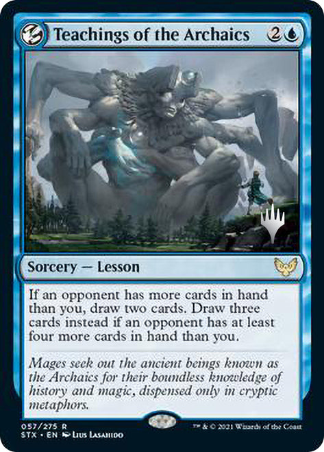 Teachings of the Archaics (Promo Pack) [Strixhaven: School of Mages Promos] | Good Games North