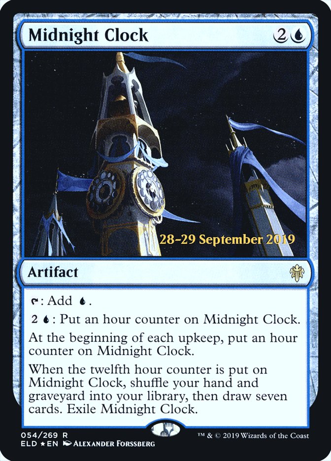 Midnight Clock  [Throne of Eldraine Prerelease Promos] | Good Games North