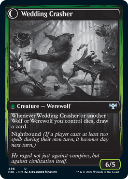 Wolfkin Outcast // Wedding Crasher [Innistrad: Double Feature] | Good Games North