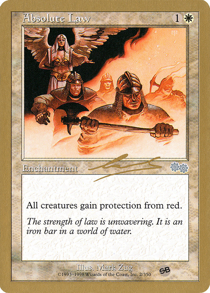Absolute Law (Nicolas Labarre) (SB) [World Championship Decks 2000] | Good Games North
