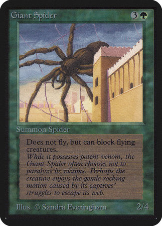 Giant Spider [Limited Edition Alpha] | Good Games North